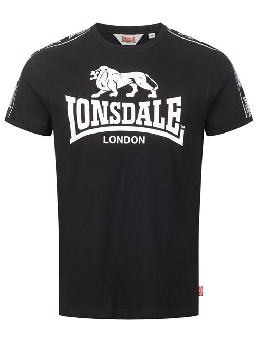 LONSDALE Bluser & t-shirts 'Stour'  sort / hvid