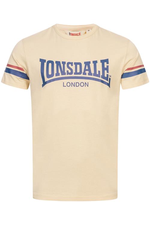 LONSDALE Bluser & t-shirts 'Creich'  sand / ensian / rød