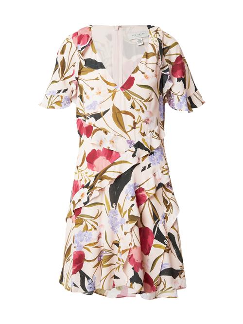 Ted Baker Kjole 'Issiia'  oliven / magenta / rosé / sort