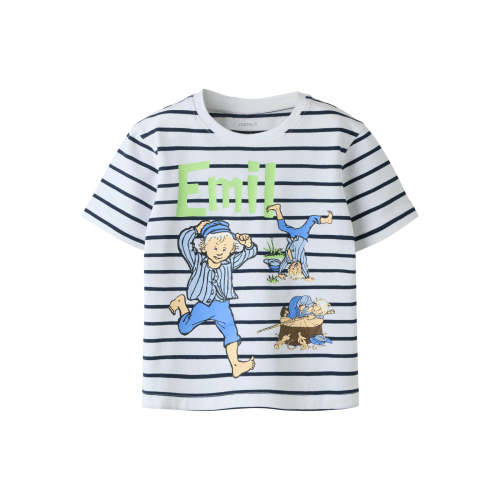NAME IT T-shirt Miall Emil Bright White