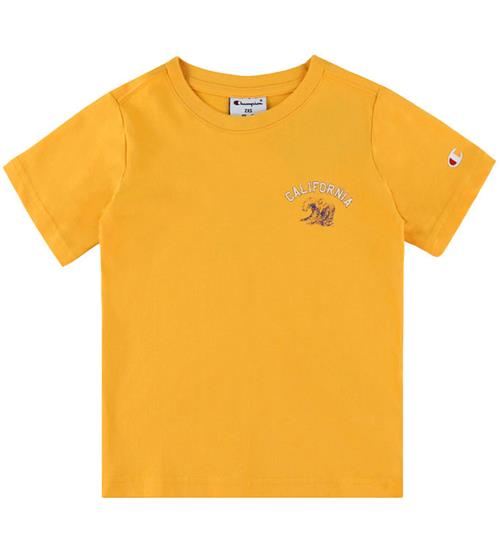 Champion T-shirt - Orange m. Print