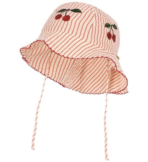 Konges Sløjd Solhat - Ellie - Amour Stripe m. Kirsebær
