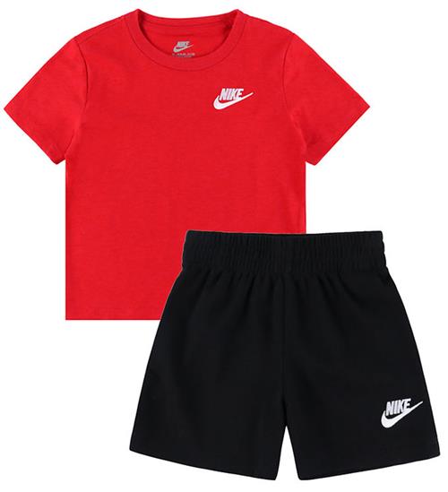 Nike Shortssæt - T-shirt/Shorts - University Red/Sort