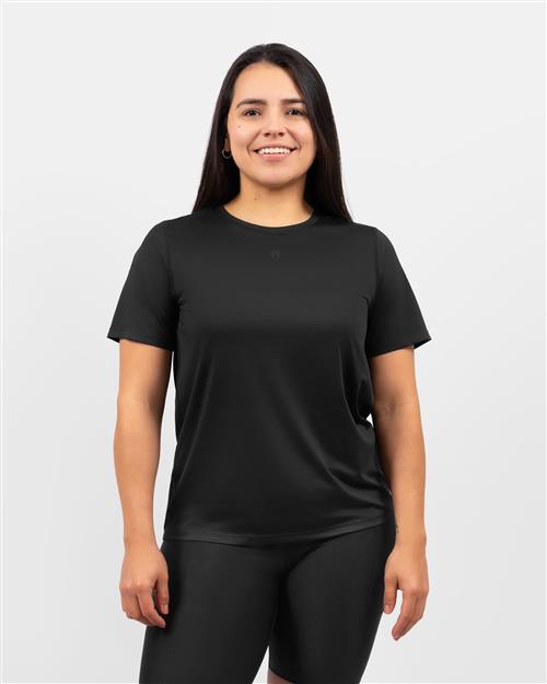 Lea Black Sports T-Shirt
