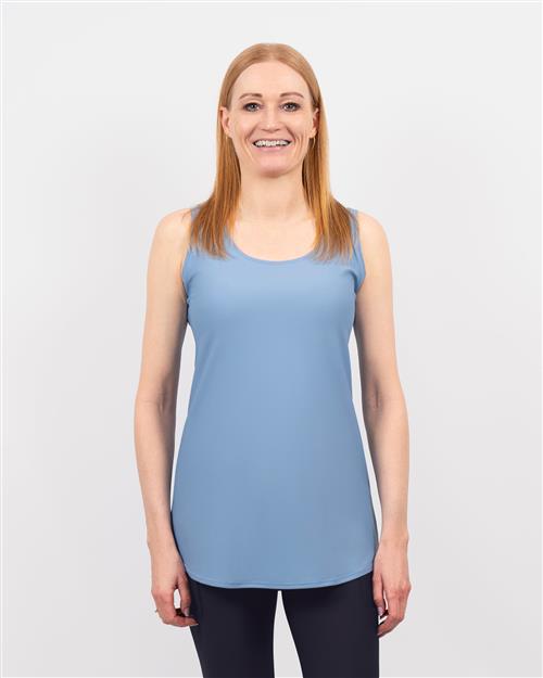 Vigga Fitted Skyblue Top - Extra Length