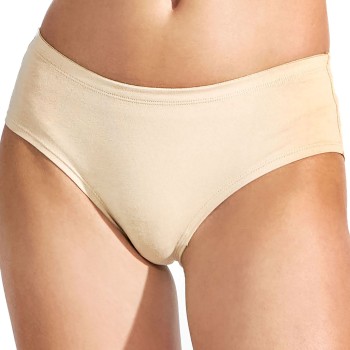 Bread & Boxers Bread and Boxers Cotton Hipsters Trusser 2P Beige økologisk bomuld X-Large Dame