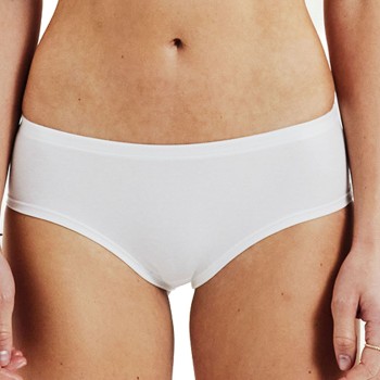 Bread & Boxers Bread and Boxers Cotton Hipsters Trusser 2P Hvid økologisk bomuld Medium Dame