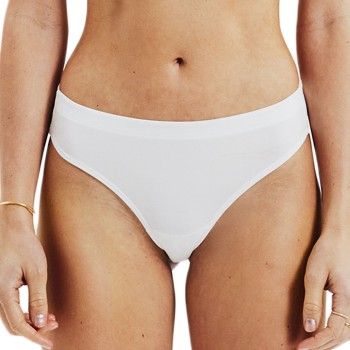 Bread & Boxers Bread and Boxers Modal Thong Trusser 2P Hvid modal X-Small Dame