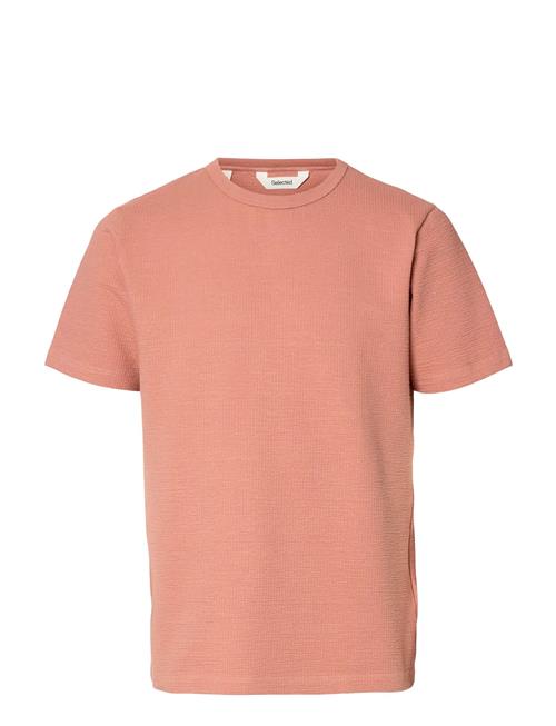 Selected | Slhsander Seersucker Ss O-Neck Tee | XL
