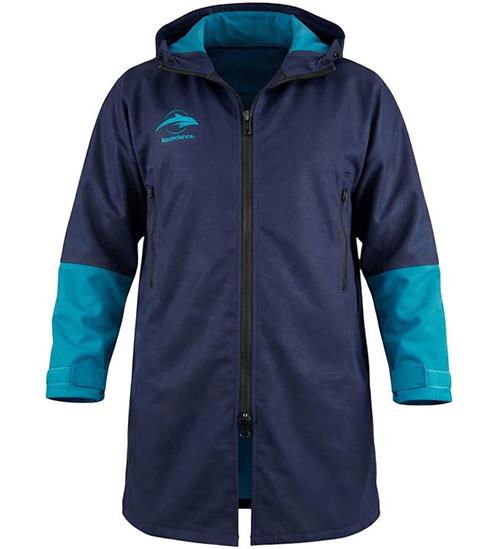 Konfidence Badeponcho - Warma Robe - Navy/Cyan