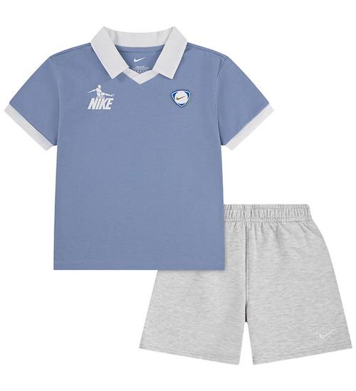 Nike Shortssæt - T-shirt/Shorts - Grey Heather