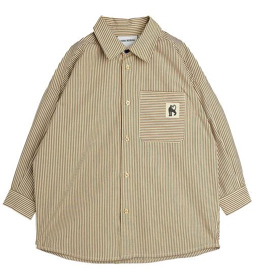 Mini Rodini Skjorte - Poplin - Brun