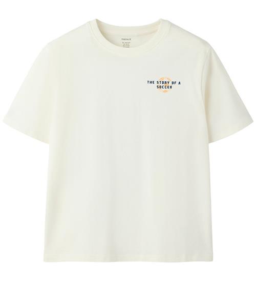 Name It T-shirt - NkfHimas - Cloud Dancer/The story of a soccer