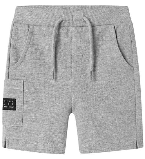 Name It Shorts - Pique - NmmVivasse - Grå Meleret