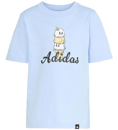 adidas Performance T-shirt - Food - Glow Blue m. Is