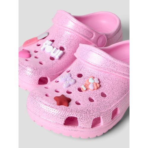 NAME IT Clogs Fame Begonia Pink Glitter