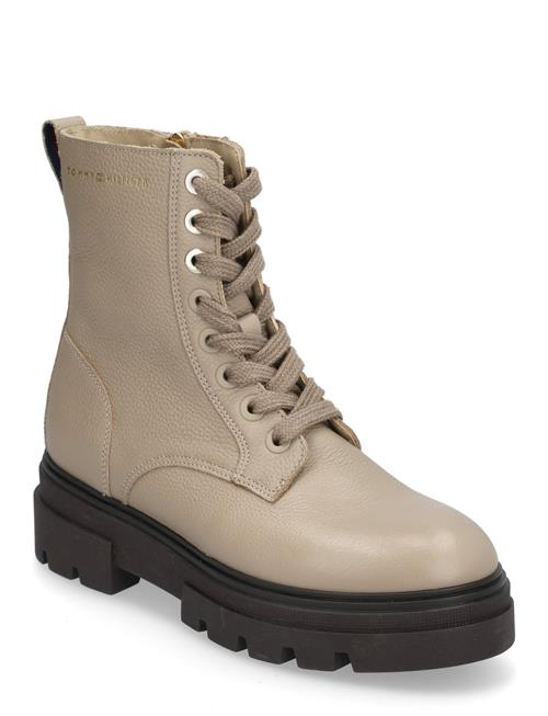Tommy Hilfiger | Bicolor Leather Lace-Up | 40