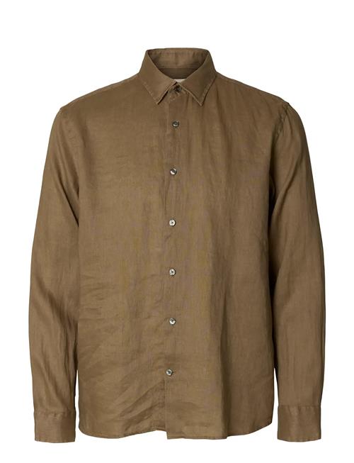 Selected | Slhregkylian Linen Ls Shirt | L