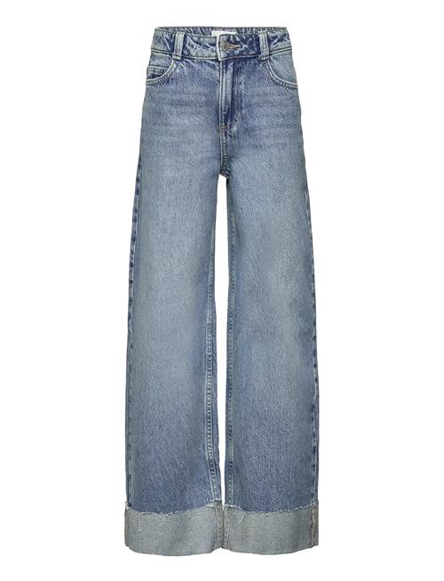 Mango | Wide Leg Jeans With Turned-Up Hem | 140