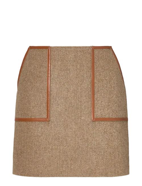 Malina | Andine Dressed Wool Mini Skirt | 40