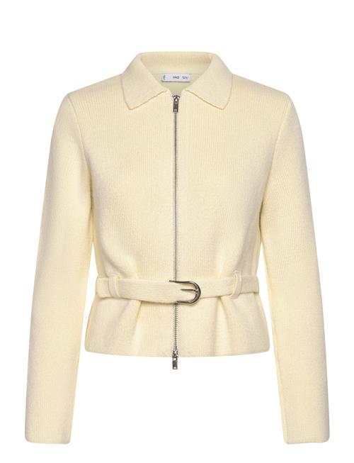 Mango | Knitted Jacket With Belt And Buckle | XL