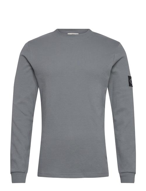 Calvin Klein Jeans | Badge Waffle Ls Tee | L