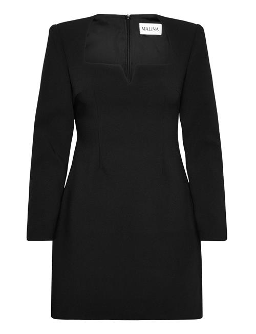 Malina | Sonja Detailed Neck Mini Dress | 44