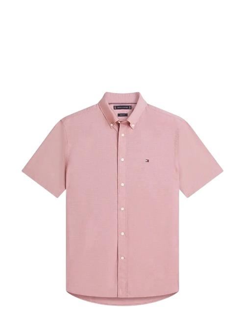 Tommy Hilfiger | Flex Poplin Houndstooth Ss Shirt | XXL