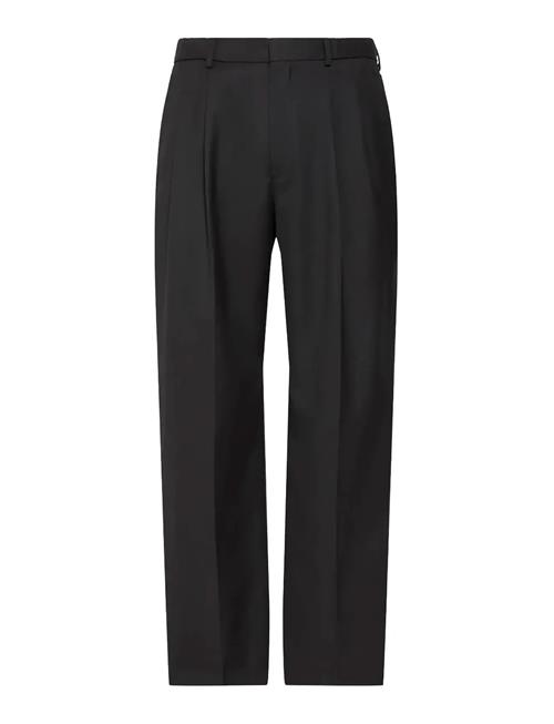 Calvin Klein | Wide Leg Travel Twill Wool Trous | 36
