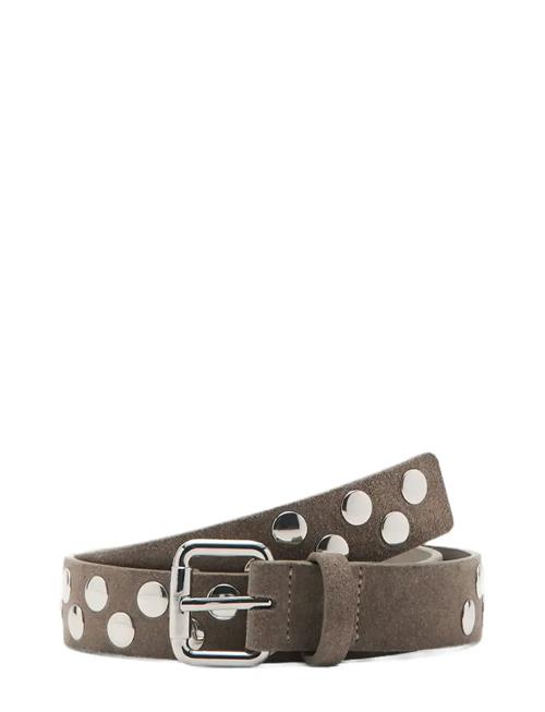 Mango | Suede Belt With Studs | S