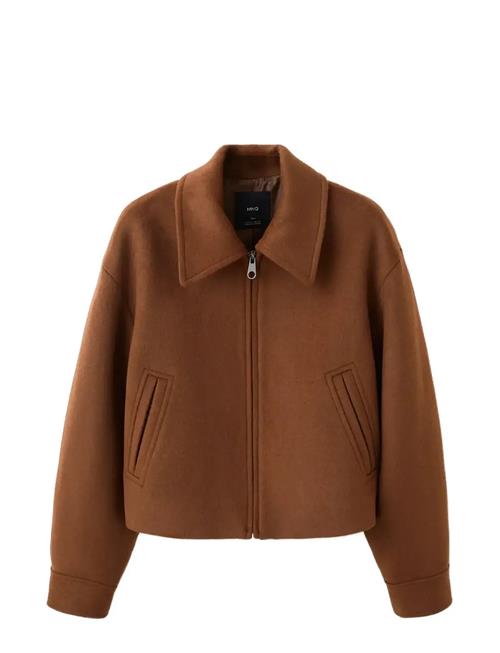 Mango | Wool Jacket With Shirt Collar | XS