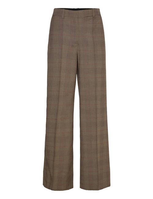 Mango | Wool-Blend Check Trousers | 44