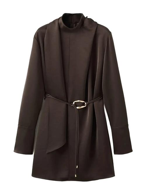 Mango | Satin Dress With Foulard | M
