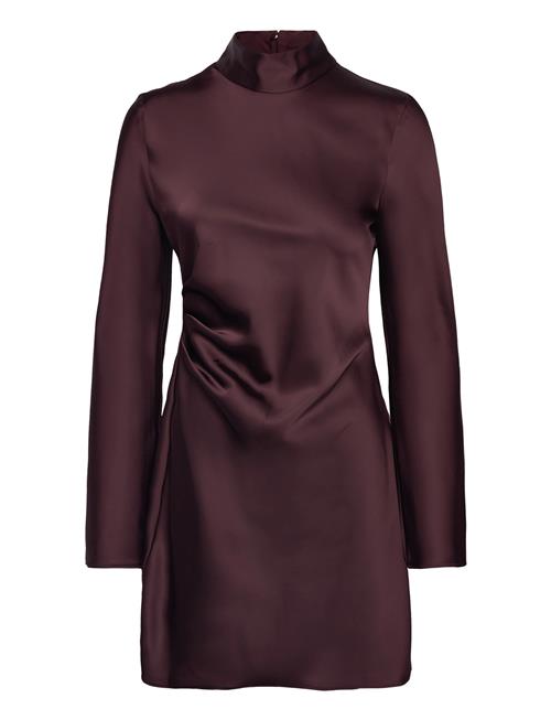 Mango | Satin Dress With Pleat Detail | M