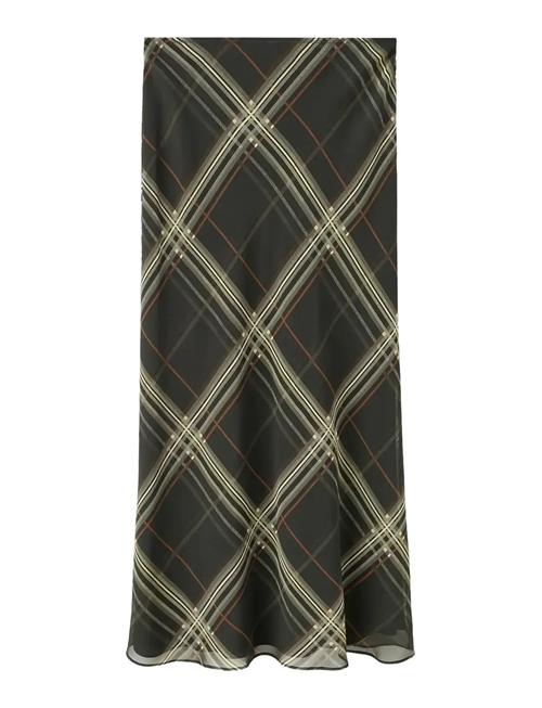 Mango | Checked Long Skirt | S