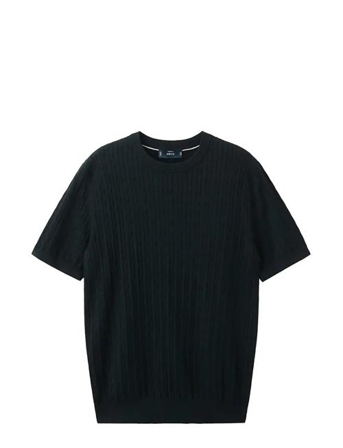 Mango | Cable Knit T-Shirt 100 Cotton | XXL