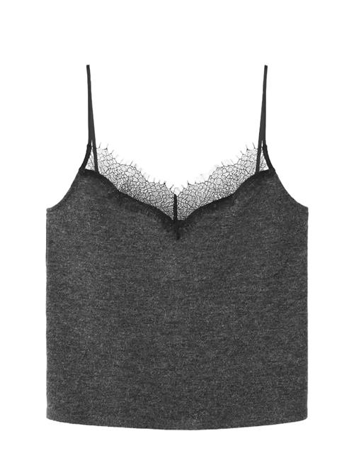 Mango | Top With Lace Neck | M