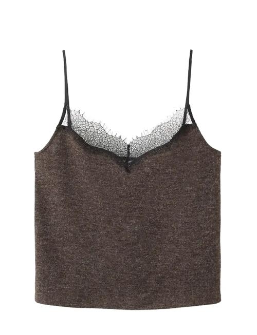 Mango | Top With Lace Neck | S