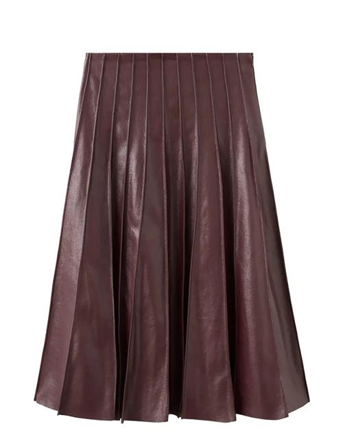 Mango | Faux-Leather Godet Skirt | 38