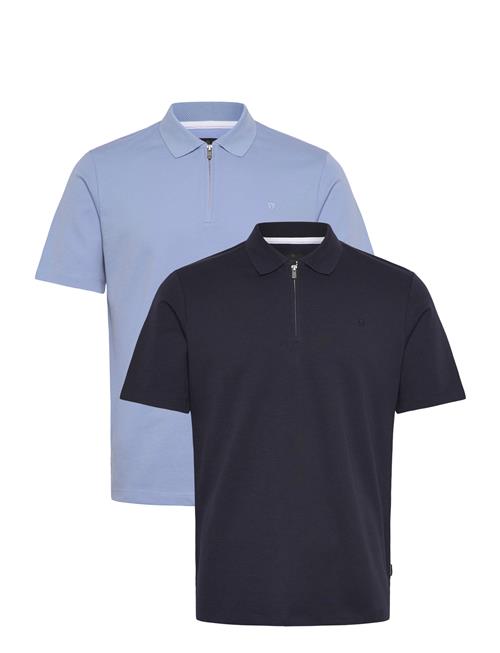 Jack & Jones | Jprblaethan Ss Zip Polo 2Pk Mp | M