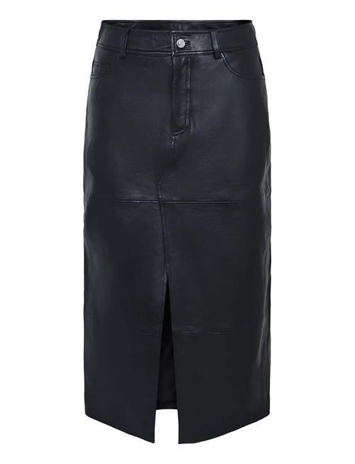 YAS | Yasmina Hmw Leather Long Skirt Noos | L