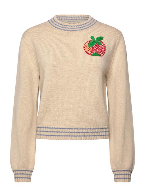 Stella Nova | Wool Sweater With Embroidered Apple | L