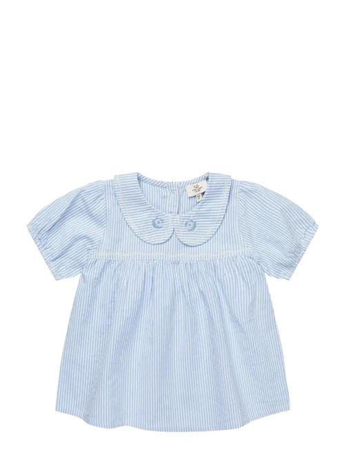 Copenhagen Colors | Seersucker Blouse W. Collar | 128