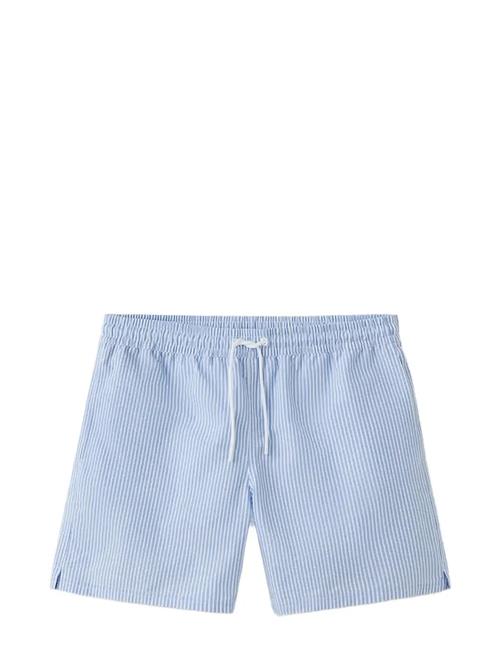 Mango | Seersucker Swimming Trunks | S