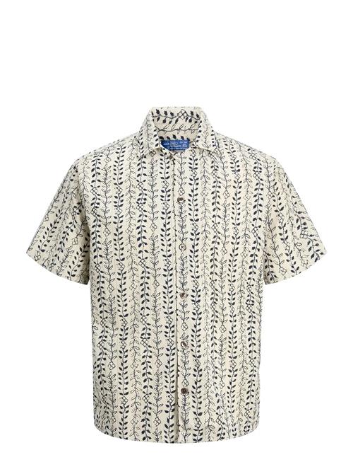 Jack & Jones | Jprblulyon Print Dobby S/S Shirt Sn | XL