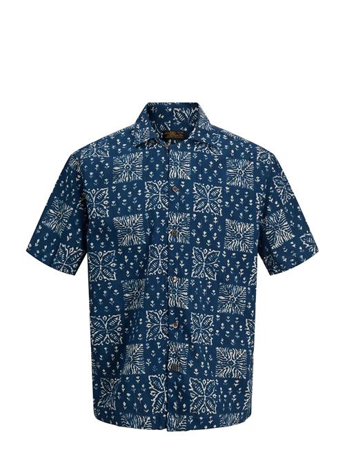 Jack & Jones | Jprblulyon Print Dobby S/S Shirt Sn | XL