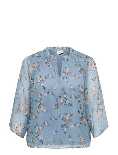 ONLY Carmakoma | Carsigrid L/S V-Neck Top Aop | 48