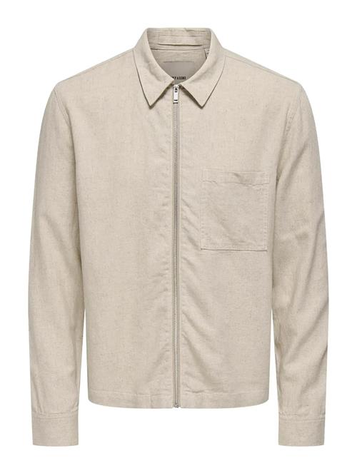 ONLY & SONS | Onstroy Ls Reg 0569 Zip Shirt Frml | XXL
