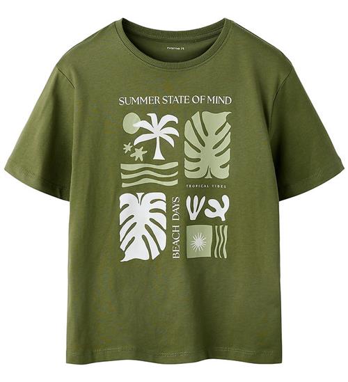 Name It T-shirt - NkmJoel - Olivine