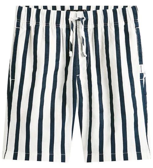 Tommy Hilfiger Shorts - Hør/Bomuld - Dark Night Navy Stripe